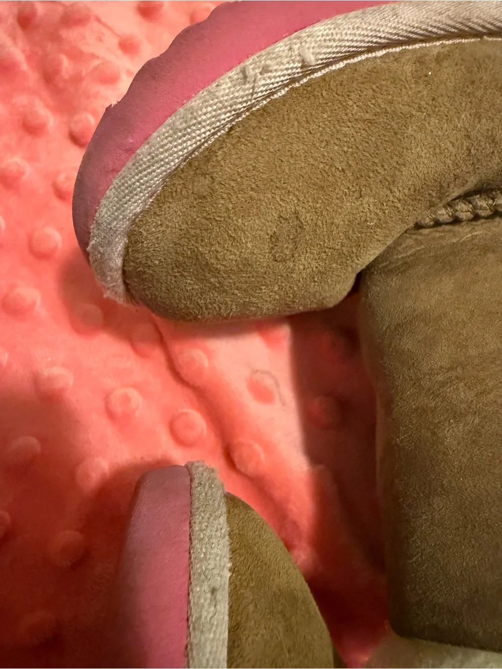 UGG Kids Chestnut Boots with Shearling Cuff